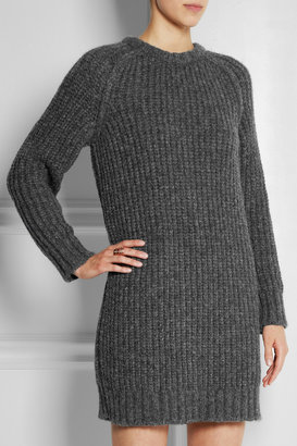 Cédric Charlier Chunky-knit alpaca-blend mini dress