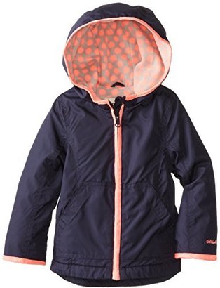 Osh Kosh Little Girls'  Neon Fleece Lined Jacket