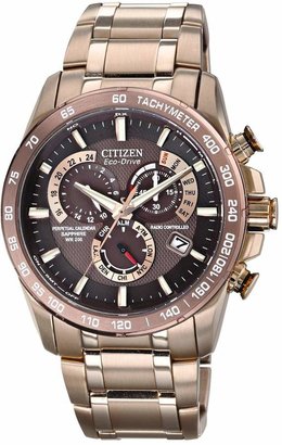 Citizen Eco-Drive Perpetual Chrono A.T. Radio-Controlled Bracelet Mens Watch