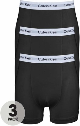 Calvin Klein Mens Core Trunks (3 Pack) - Black