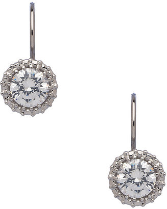 Athena Designs Sterling Silver CZ Drop Earrings