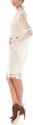 Candela Annabelle White Lace Bell Sleeve Dress