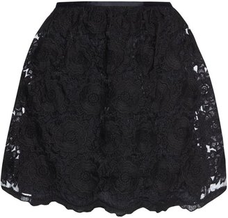 Yumi Flower lace skirt