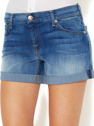 7 For All Mankind Mid Rise Roll Up Short