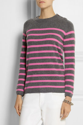 Chinti and Parker Guernsey striped cashmere sweater