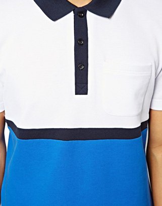 Another Influence Block Polo Shirt