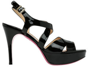 Luciano Padovan Patent Leather Sandal
