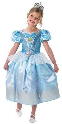 Rubie's Costume Co Glitter Cinderella Dress Up Outfit - 5-6 Years.