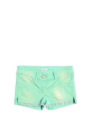 Miss Grant - Washed Cotton Sateen Shorts