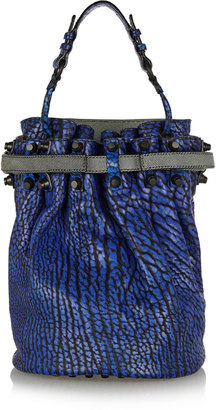 Alexander Wang Diego textured-leather bucket bag