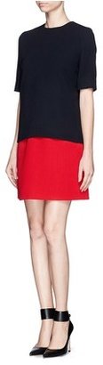 Nobrand Double layer wool crepe dress