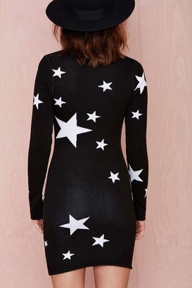 Nasty Gal Seeing Stars Knit Dress