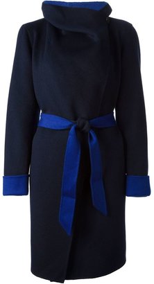 Armani Collezioni wrap style coat