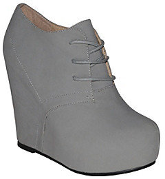 DOLCE by Mojo Moxy Tasha" Lace-Up Wedge Booties