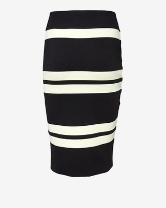 A.L.C. Clift Striped Wrap Skirt