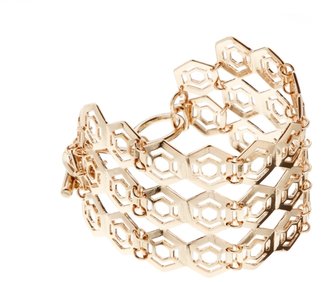 French Connection Hexagon T-Bar Bracelet