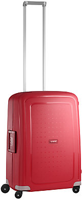 Samsonite S'Cure 4-Wheel Spinner Suitcase, Crimson