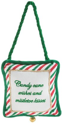 Twos Company Two's Company Hanging Holiday Pillow
