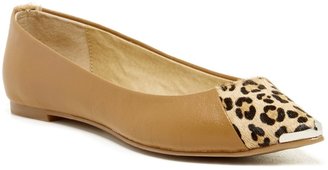 Chinese Laundry Extra Credit Leopard Spike Flat