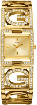 GUESS Women’s Jumblina Gold-Tone Watch
