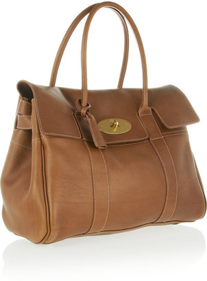 Mulberry The Bayswater textured-leather bag