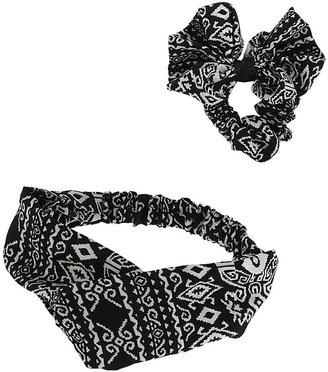 Topshop Aztec print headband set