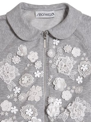 Simonetta Embroidered Cotton Sweatshirt