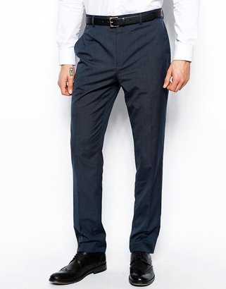 ASOS Slim Suit Pants In Blue
