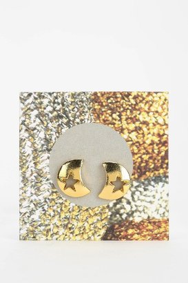 Urban Outfitters Moon/Star Gift Card Earring