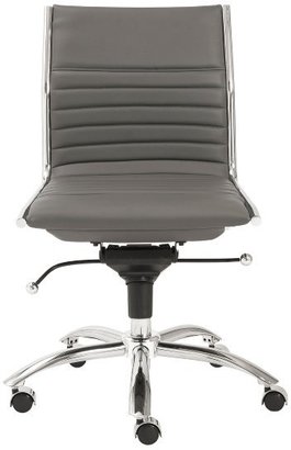 Euro Style Dirk Low Back Office Chair W/O Arms