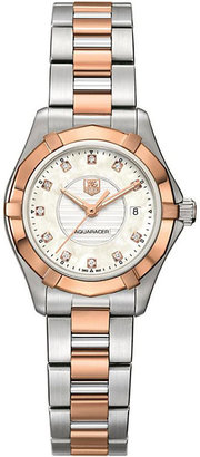 Tag Heuer Aquaracer diamond dial watch 27mm
