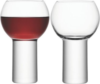 LSA International Boris Wine Goblet 360ml Clear - set of 2