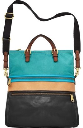 Fossil 'Explorer' Patchwork Convertible Tote