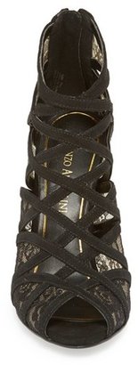 Enzo Angiolini 'Niccho' Lace Cage Bootie (Women)