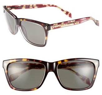 Alexander McQueen 57mm Retro Sunglasses