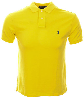 Ralph Lauren Slim Fit Polo T Shirt Yellow