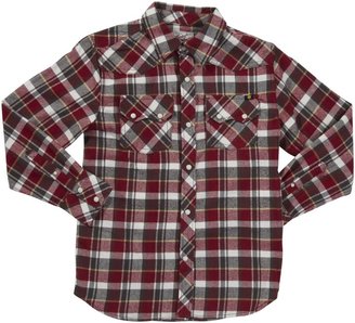 Lucky Brand Sequoia L/S Plaid Woven Shirt - Tibetan-2T
