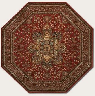 Couristan 0612/3337 Kashimar All Over Center Medallion/Antique Red 7-Feet 10-Inch by 11-Feet 4-Inch Rug