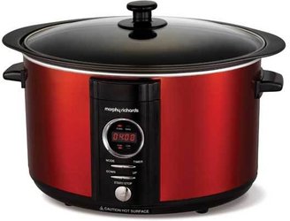 Morphy Richards 6.5L Sear and Stew Slow Cooker - Red.