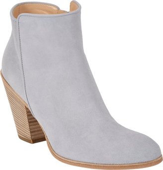 Barneys New York Daddy Point-Toe Ankle Boots-Grey