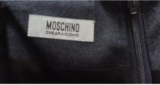 Moschino Cheap & Chic MOSCHINO CHEAP AND CHIC Blue Denim - Jeans Dress