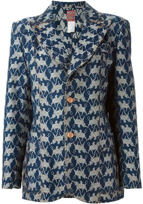 Jean Paul Gaultier VINTAGE Pegasus patterned jacket
