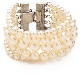 Ben-Amun Multi Strand Imitation Pearl Bracelet
