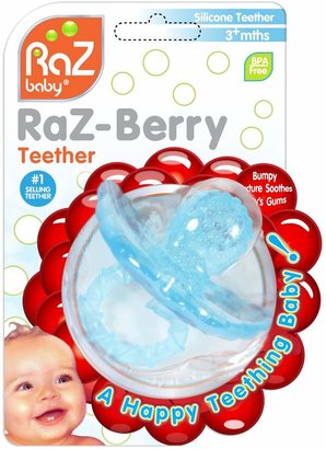 Razbaby RaZ-Berry/Multi-Texture Design/Hands Free Design Silicone Teether