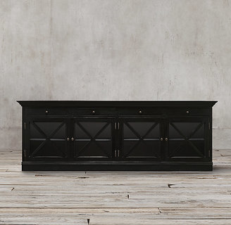 Restoration Hardware French Neoclassical Glass Sideboard