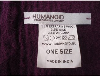 Humanoid Burgundy Wool Scarf