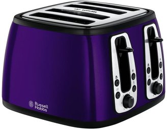 Russell Hobbs 19164 4-Slice Heritage Toaster - Metallic Purple