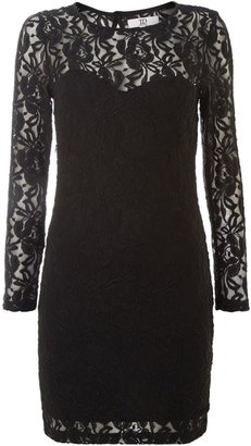 House of Fraser True Decadence Sheer sweetheart lace dress