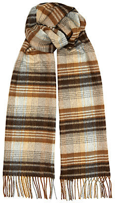 Mulberry Merino and Cashmere Check Scarf