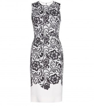 Dolce & Gabbana Lace-print Twill Dress
